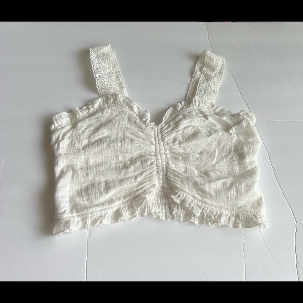 White Crop Top